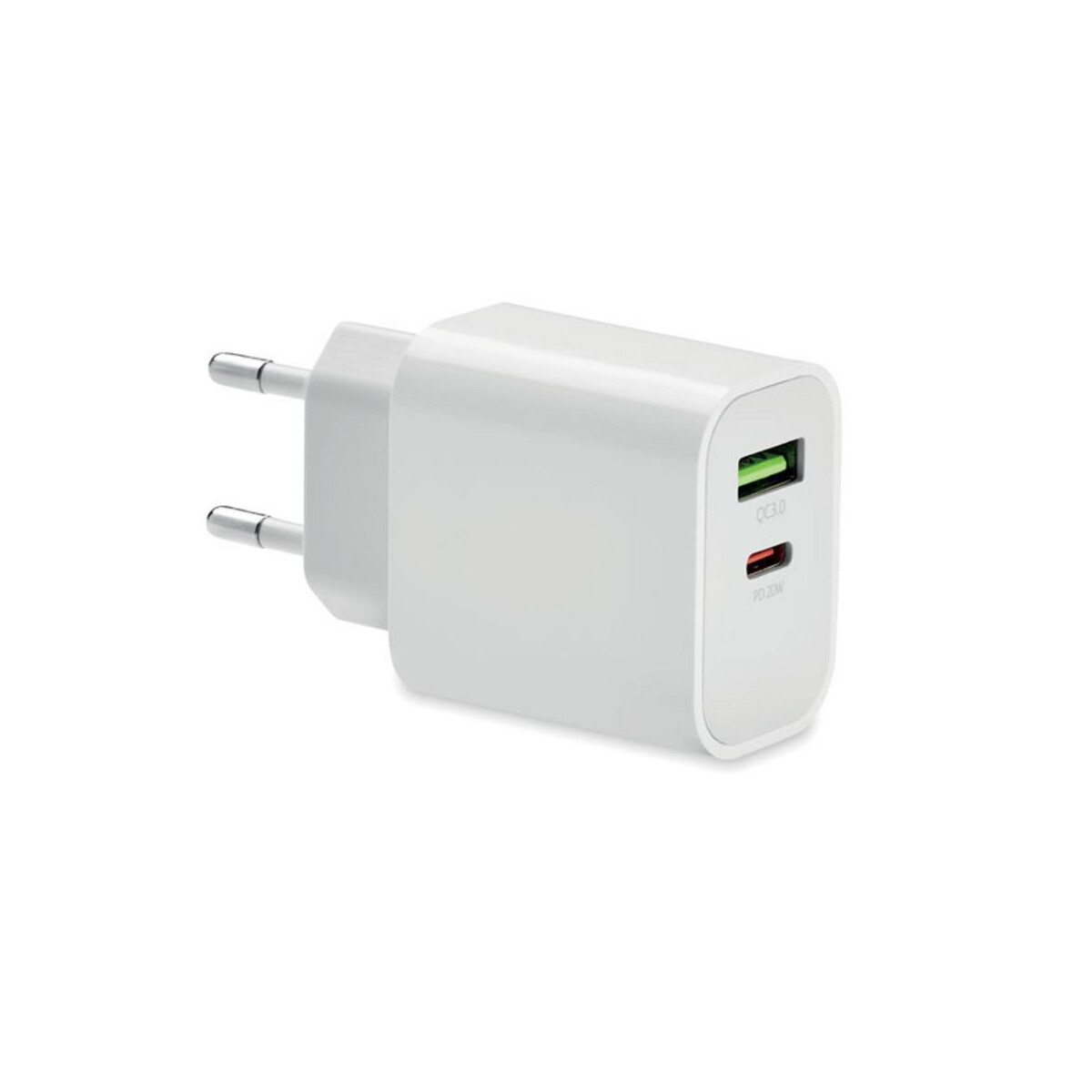 Ładowarki z logo – ładowarka usb 18w 2 porty port mo6879-06 Ładowarka USB 18W 2 porty PORT mo6879-06