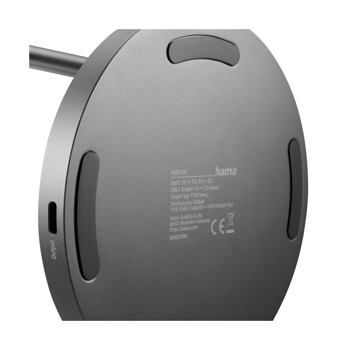 Ładowarki z logo – magnetyczna ładowarka bezprzewodowa 15w hama VH036-03_IDE02 Magnetyczna ładowarka bezprzewodowa 15W Hama VH036-03_IDE02