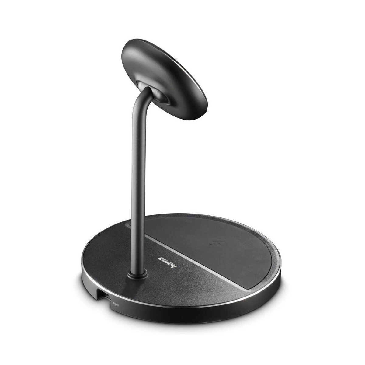 Ładowarki z logo – magnetyczna ładowarka bezprzewodowa 2 w 1 15w hama VH066-03_AAA02 Magnetyczna ładowarka bezprzewodowa 2 w 1 15W Hama VH066-03_AAA02