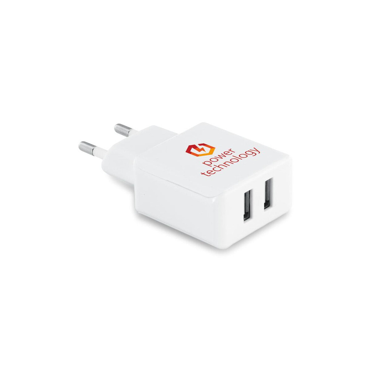 Ładowarki z logo – redi. adapter usb z abs z 2 wyjściami 97362_106-logo REDI. Adapter USB z ABS z 2 wyjściami 97362_106-logo