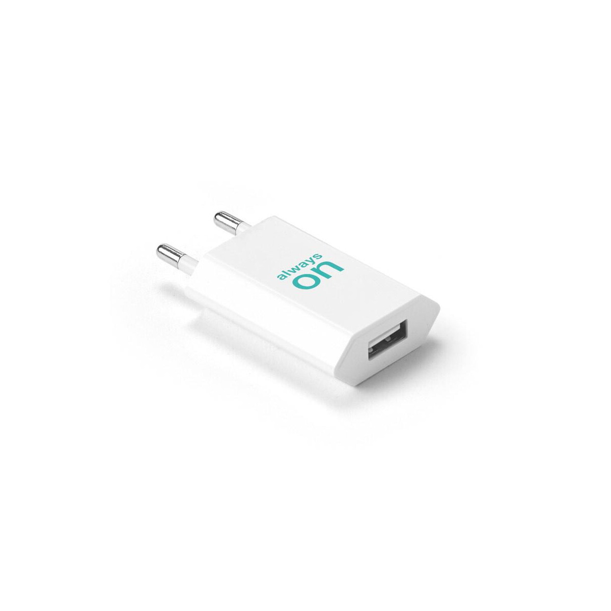 Ładowarki z logo – woese. zasilacz usb-a 5w z abs pochodzącego z recyklingu (100% rabs) 97361_106-logo WOESE. Zasilacz USB-A 5W z ABS pochodzącego z recyklingu (100% rABS) 97361_106-logo