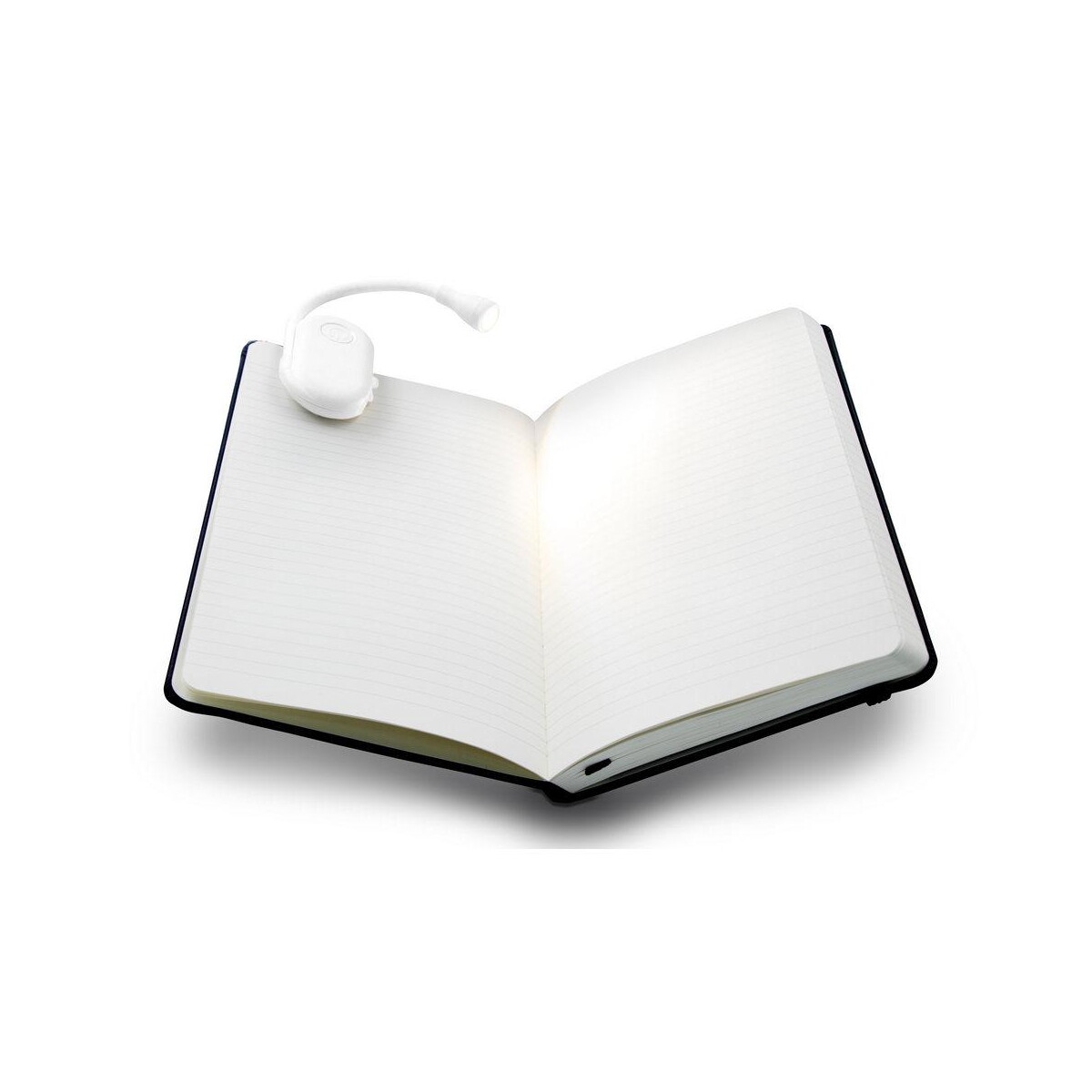 Lampki na biurko z logo – elastyczna lampka do książki | mazi V1411-02_AAA03 Elastyczna lampka do książki | Mazi V1411-02_AAA03