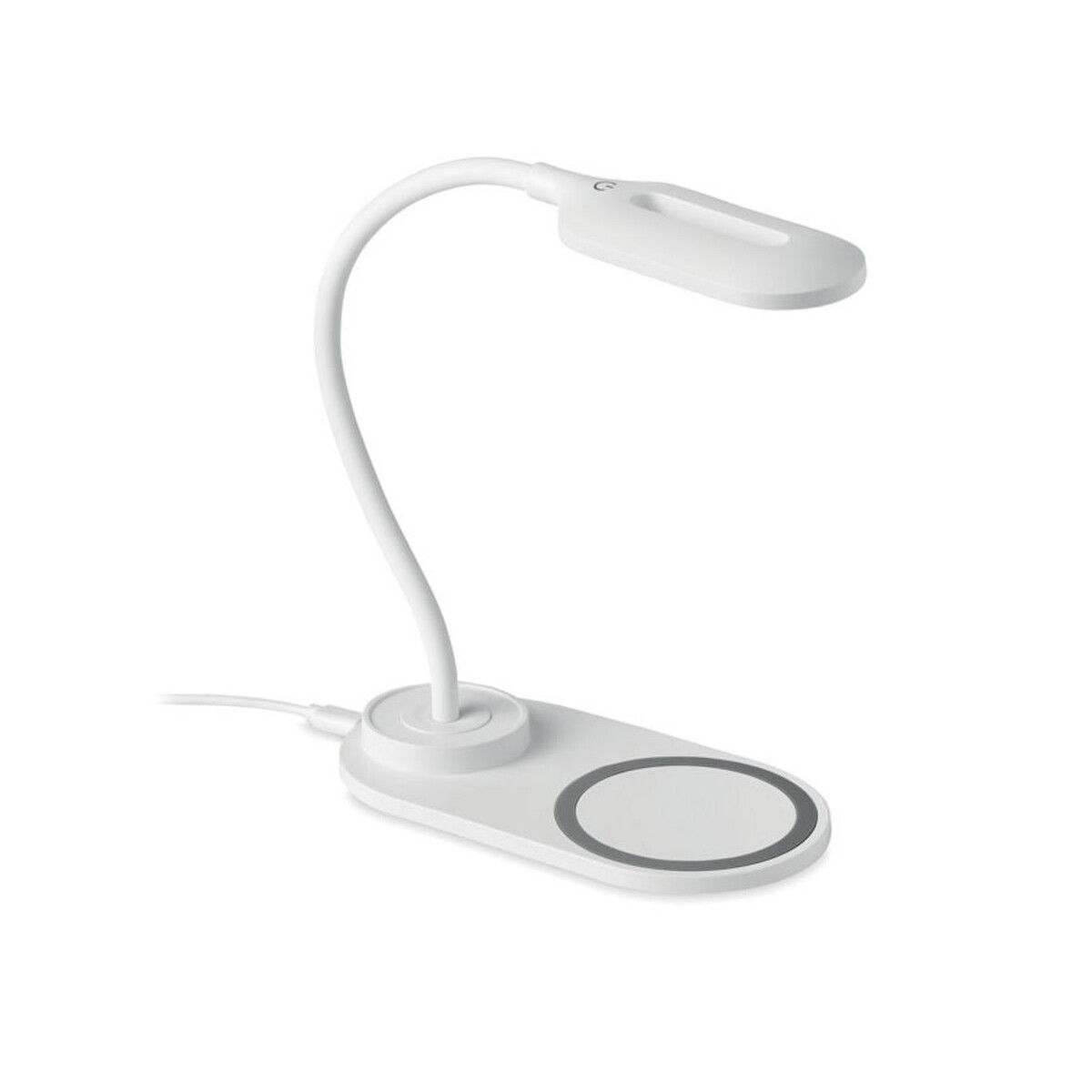 Lampki na biurko z logo – lampka biurkowa/ładowarka 10w saturn mo6349-06 Lampka biurkowa/ładowarka 10W SATURN mo6349-06