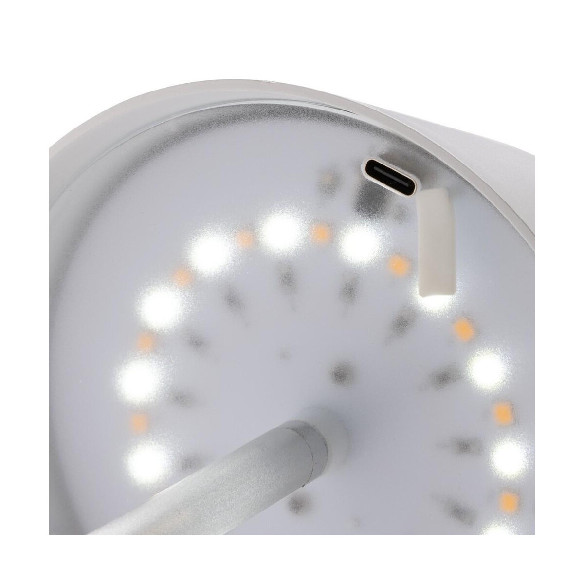 Lampki na biurko z logo – lampka na biurko pure glowe, plastik z recyklingu P513.283__B_4 Lampka na biurko Pure Glowe, plastik z recyklingu P513.283__B_4