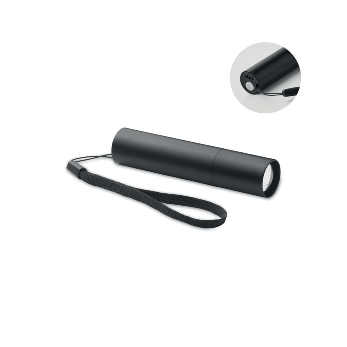 Latarki z logo – aluminiowa latarka akumulatorow aluminate mo2461-03 Aluminiowa latarka akumulatorow ALUMINATE mo2461-03