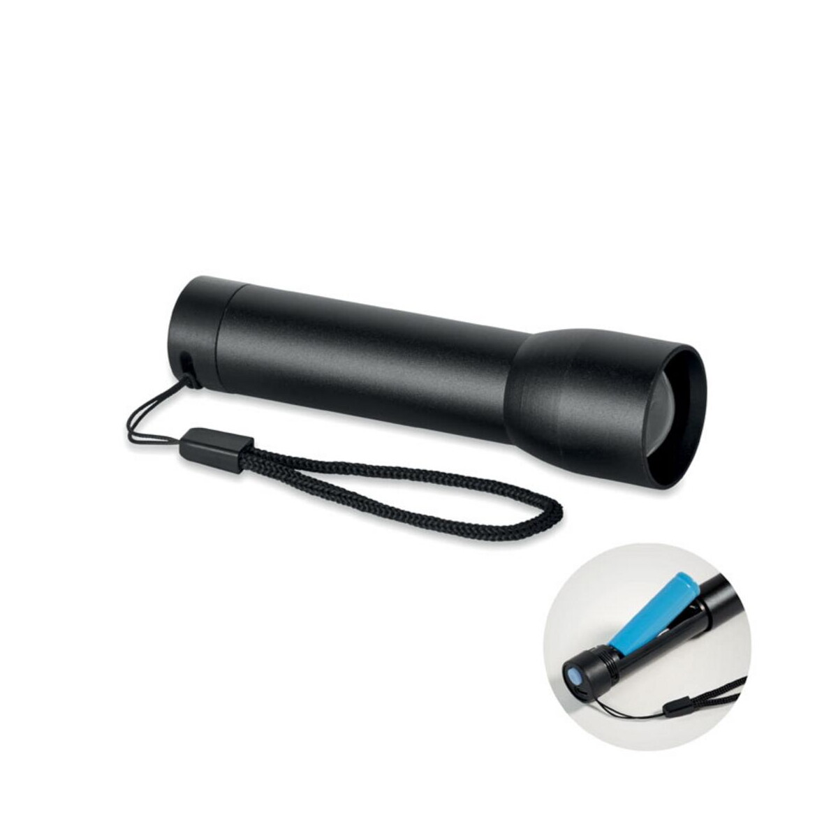 Aluminiowa latarka akumulatorow LUMEZO mo2991-03