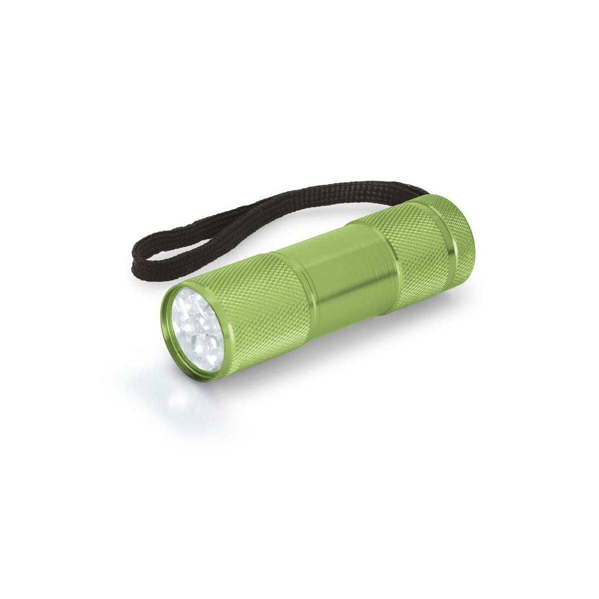 Latarki z logo – flashy. aluminiowa latarka z 9 diodami led 94736_119 FLASHY. Aluminiowa latarka z 9 diodami LED 94736_119
