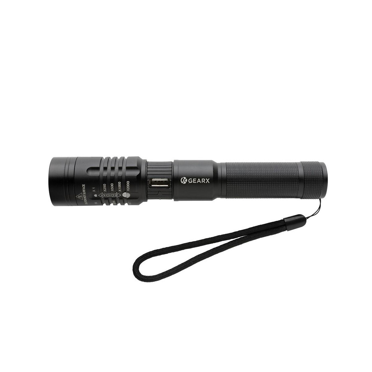 Latarki z logo – latarka gear x, ładowana przez usb P513.851__B_3 Latarka Gear X, ładowana przez USB P513.851__B_3