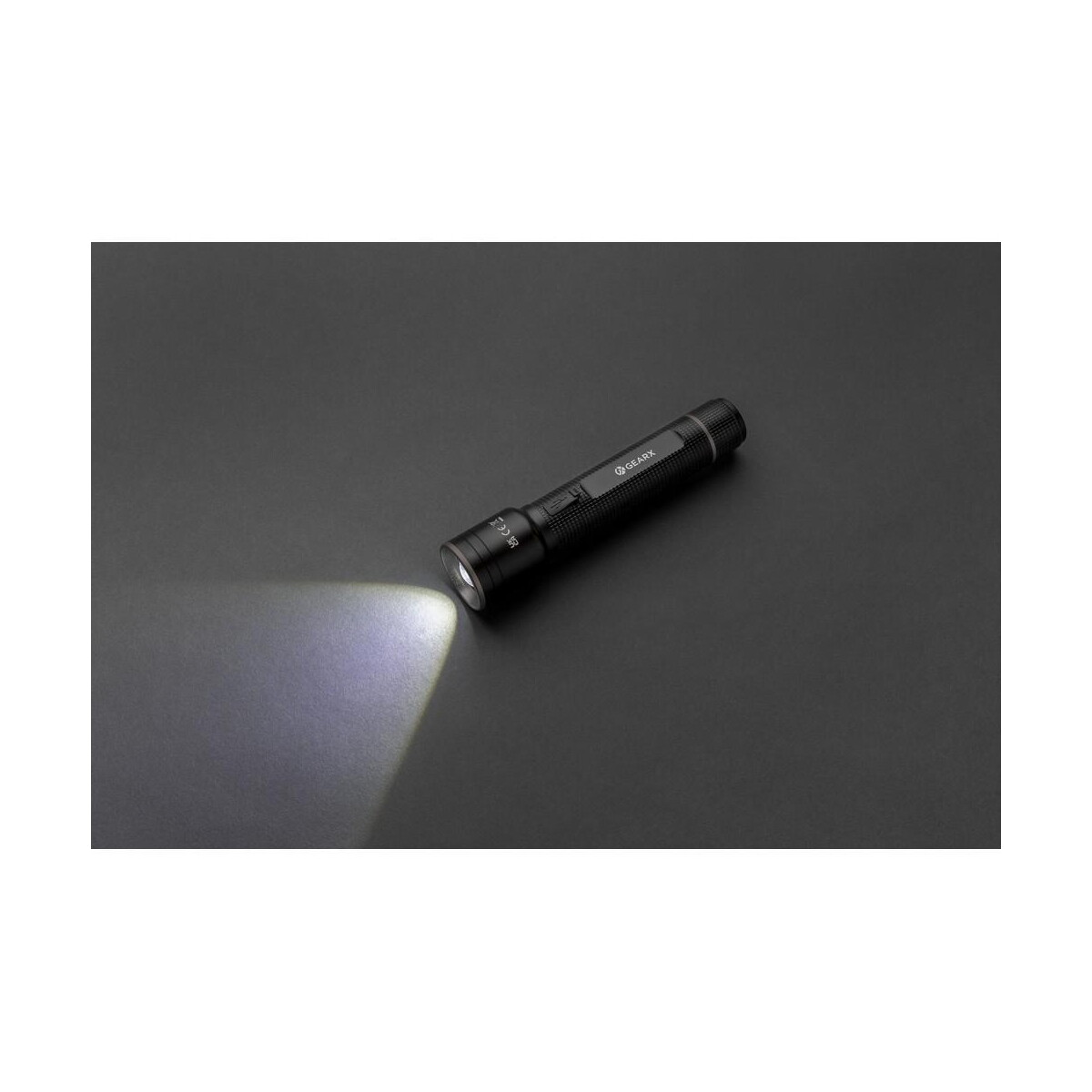 Latarki z logo – latarka gear x, ładowana przez usb, aluminium z recyklingu P513.921__B_6 Latarka Gear X, ładowana przez USB, aluminium z recyklingu P513.921__B_6