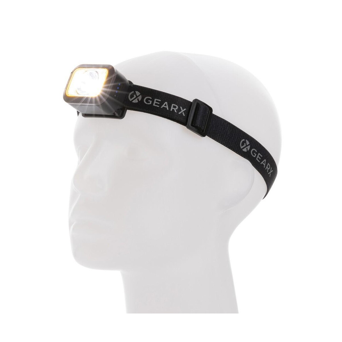 Latarki z logo – latarka na głowę gear x ze światłem cob, rabs P513.102__B_3 Latarka na głowę Gear X ze światłem COB, RABS P513.102__B_3