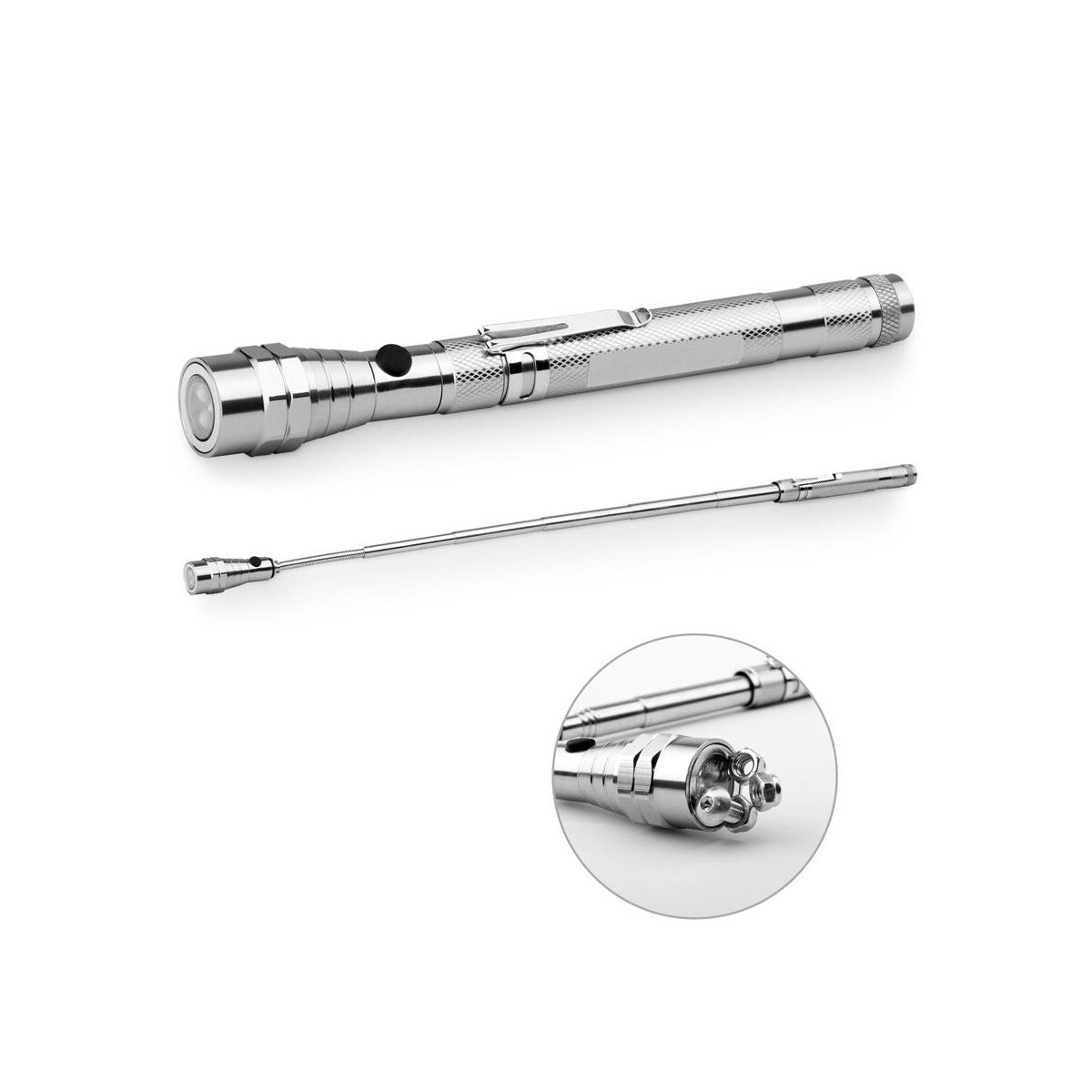 NOBEND. Wysuwana metalowa latarka 94749_set