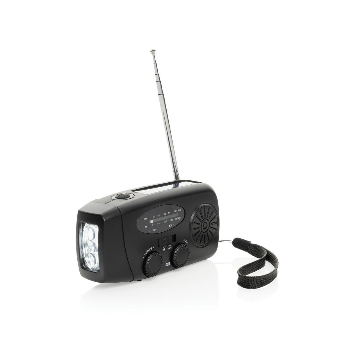 Latarki z logo – radio survivalowe am/fm, power bank 1800 mah, latarka rescuewave P326.4301__B_2 Radio survivalowe AM/FM, power bank 1800 mAh, latarka RescueWave P326.4301__B_2