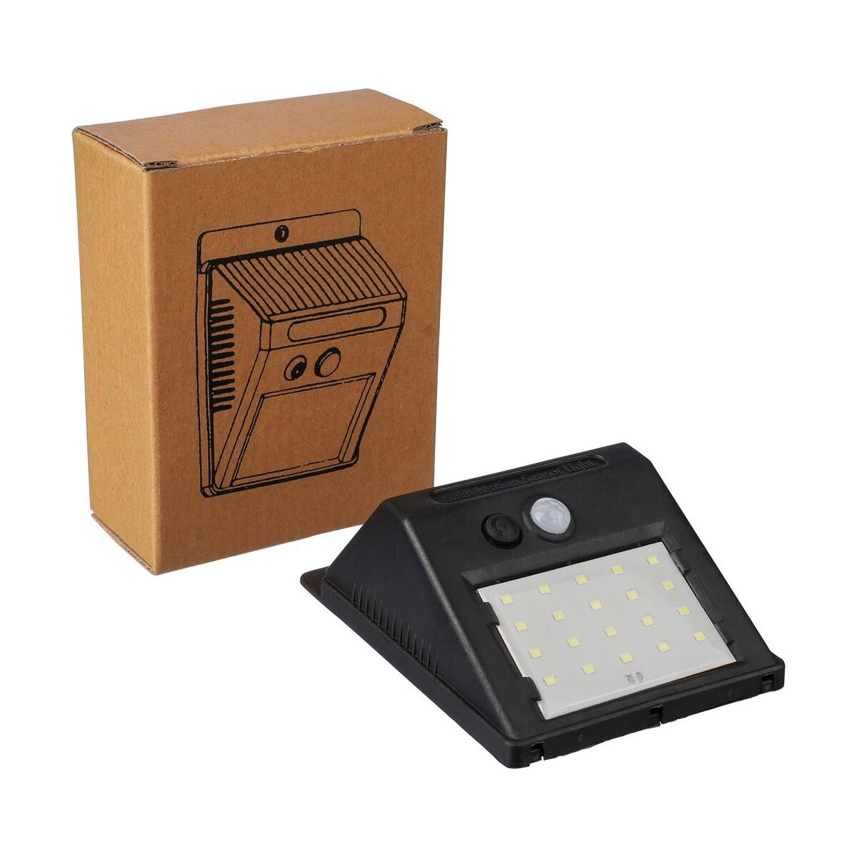 Latarki z logo – solarna lampa ścienna VA862-03_AAA07 Solarna lampa ścienna VA862-03_AAA07