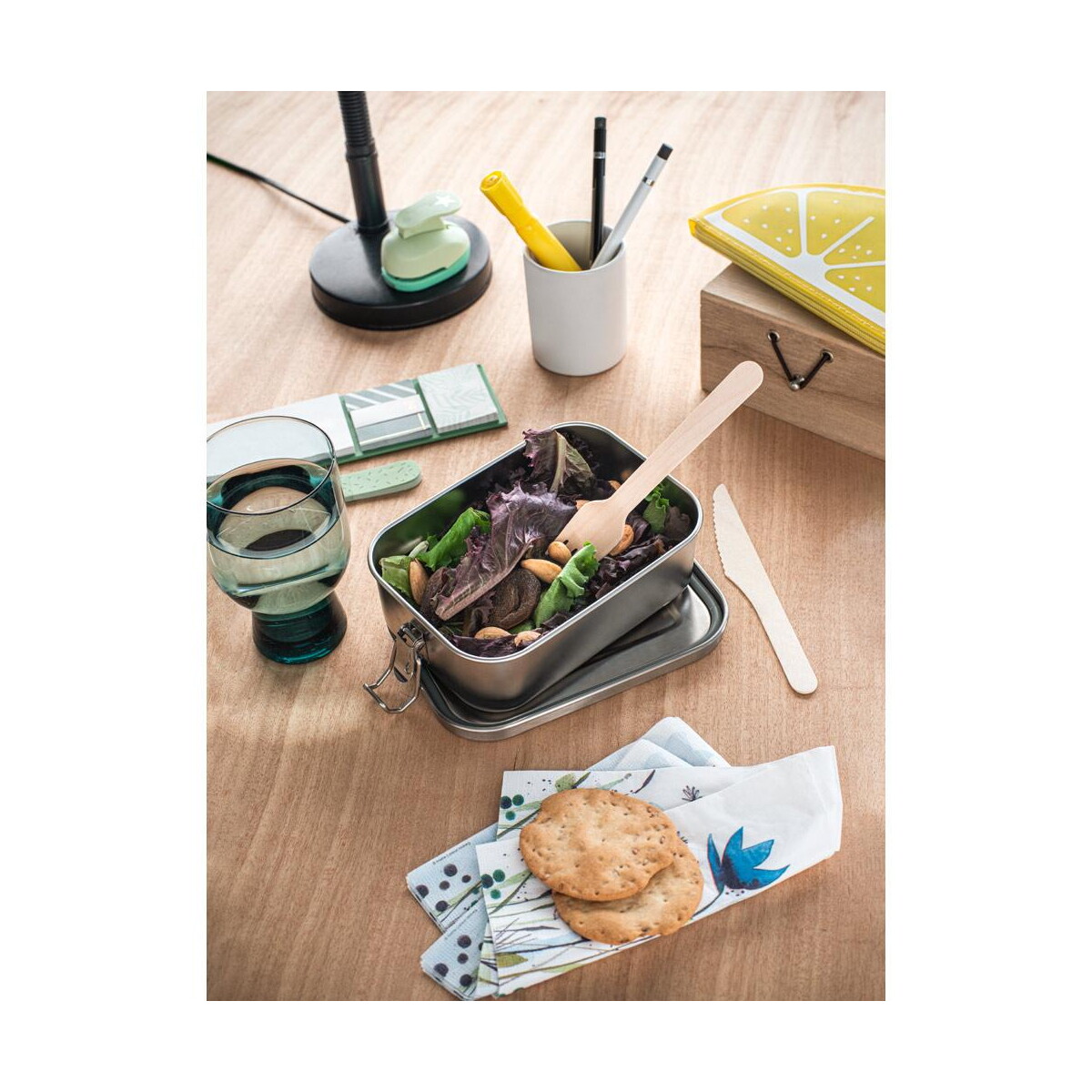 Lunchboxy z logo – allspice. lunch box. wytrzymały hermetyczny pojemnik wykonany w ze stali nierdzewnej pochodzącej (90 % recyklingu) 750 ml 94277_amb ALLSPICE. Lunch Box. Wytrzymały hermetyczny pojemnik wykonany w ze stali nierdzewnej pochodzącej (90 % recyklingu) 750 mL 94277_amb