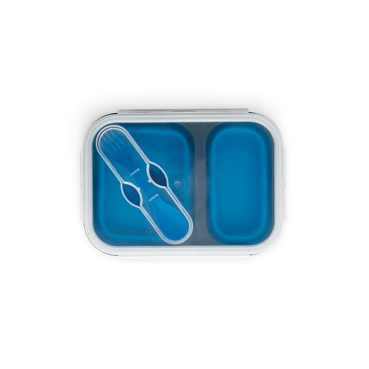 Lunchboxy z logo – dill. lunch box. wysuwane hermetyczne pudełko wykonane z silikonu i pp (480 i 760 ml) 93848_104-a DILL. Lunch Box. Wysuwane hermetyczne pudełko wykonane z silikonu i PP (480 i 760 mL) 93848_104-a
