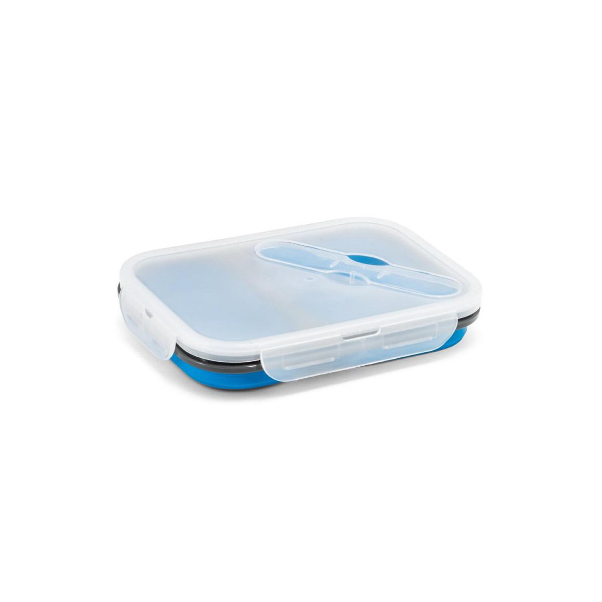 Lunchboxy z logo – dill. lunch box. wysuwane hermetyczne pudełko wykonane z silikonu i pp (480 i 760 ml) 93848_104-c DILL. Lunch Box. Wysuwane hermetyczne pudełko wykonane z silikonu i PP (480 i 760 mL) 93848_104-c