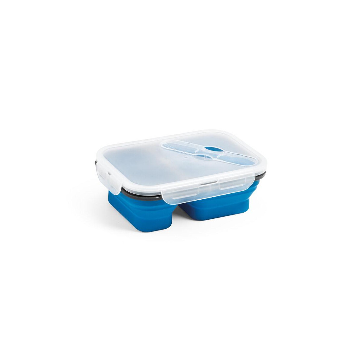 Lunchboxy z logo – dill. lunch box. wysuwane hermetyczne pudełko wykonane z silikonu i pp (480 i 760 ml) 93848_104 DILL. Lunch Box. Wysuwane hermetyczne pudełko wykonane z silikonu i PP (480 i 760 mL) 93848_104