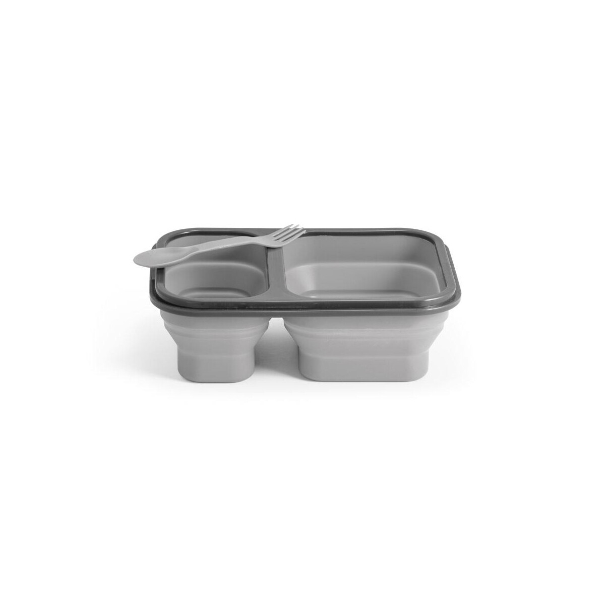 Lunchboxy z logo – dill. lunch box. wysuwane hermetyczne pudełko wykonane z silikonu i pp (480 i 760 ml) 93848_123-e DILL. Lunch Box. Wysuwane hermetyczne pudełko wykonane z silikonu i PP (480 i 760 mL) 93848_123-e