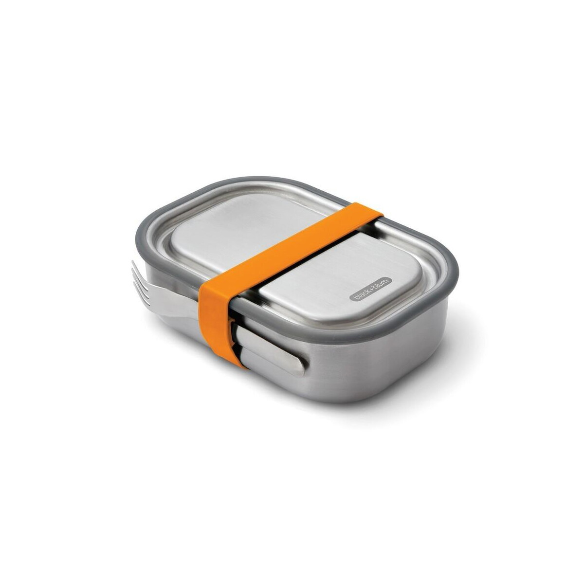 Lunchboxy z logo – duże pudełko śniadaniowe ze stali nierdzewnej 3 w 1 black+blum P439.0008__B_2 Duże pudełko śniadaniowe ze stali nierdzewnej 3 w 1 Black+Blum P439.0008__B_2