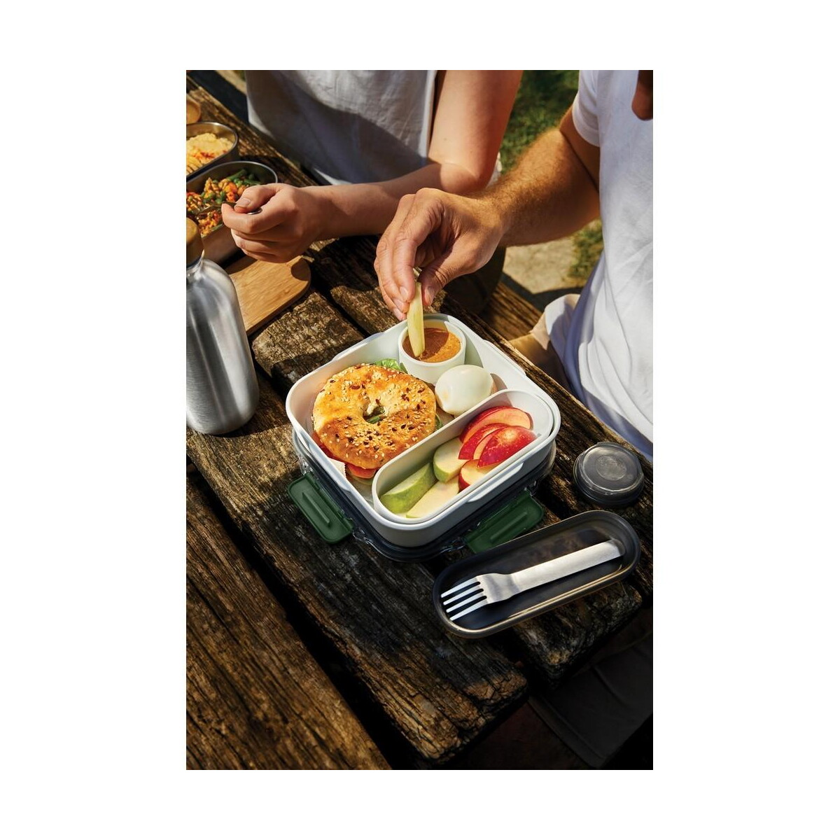 Lunchboxy z logo – lunchbox, pudełko śniadaniowe black+blum P439.0227__M_406 Lunchbox, pudełko śniadaniowe Black+Blum P439.0227__M_406
