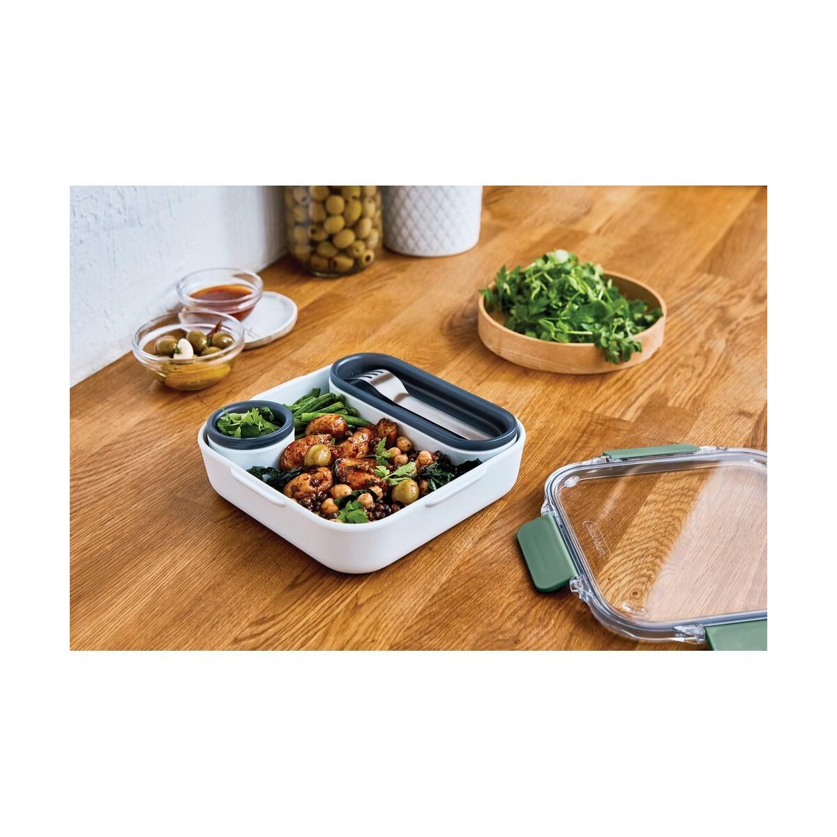 Lunchboxy z logo – lunchbox, pudełko śniadaniowe black+blum P439.0227__M_412 Lunchbox, pudełko śniadaniowe Black+Blum P439.0227__M_412