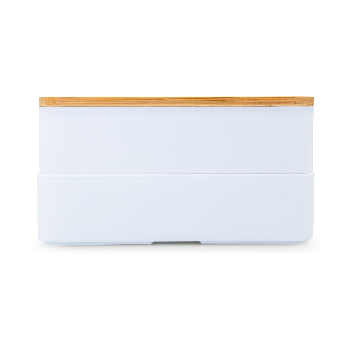 Lunchboxy z logo – pudełka śniadaniowe 2 w 1, 2×400 ml, bambusowe wieczko, sztućce V1215-02_ISD01 Pudełka śniadaniowe 2 w 1, 2x400 ml, bambusowe wieczko, sztućce V1215-02_ISD01