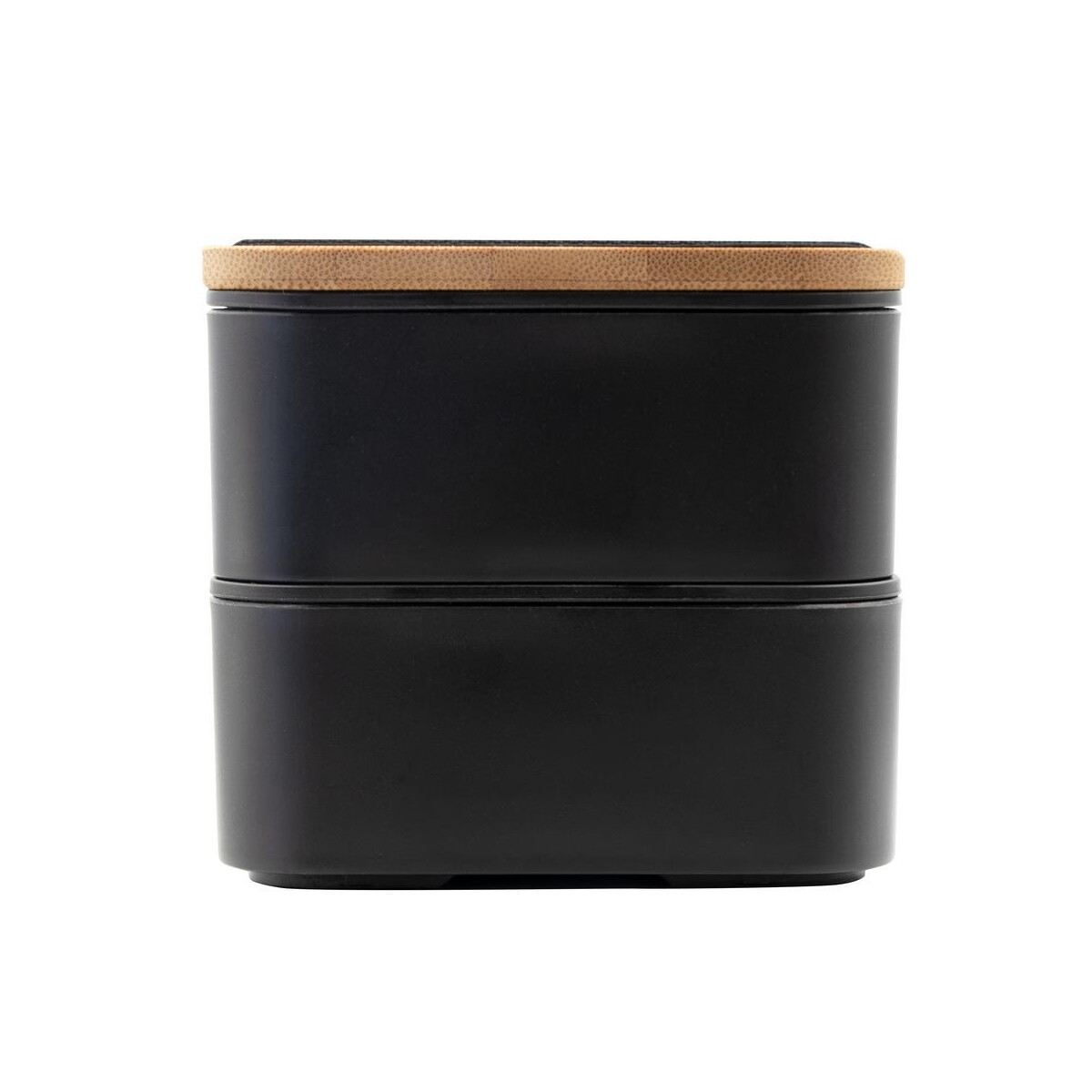 Lunchboxy z logo – pudełka śniadaniowe 2 w 1, 2×500 ml, bambusowe wieczko, sztućce | tijani VA101-03_AAB01 Pudełka śniadaniowe 2 w 1, 2x500 ml, bambusowe wieczko, sztućce | Tijani VA101-03_AAB01