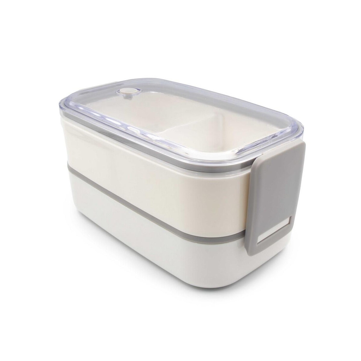 Lunchboxy z logo – pudełka śniadaniowe 2 w 1, 2×700 ml, sztućce | cash V7246-02_AAA02 Pudełka śniadaniowe 2 w 1, 2x700 ml, sztućce | Cash V7246-02_AAA02