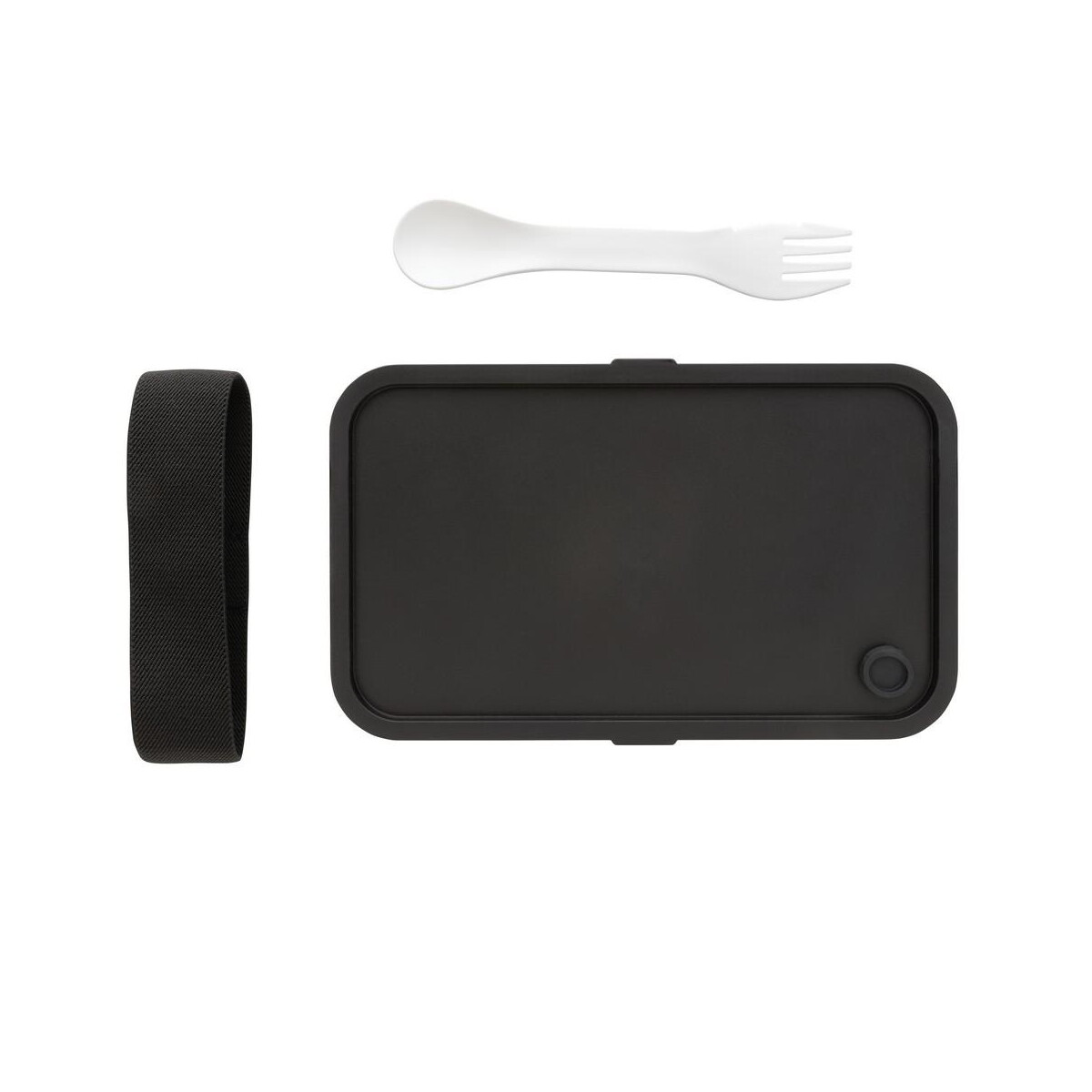 Lunchboxy z logo – pudełko śniadaniowe 1,2 l rpp, łyżkowidelec P269.053__B_3 Pudełko śniadaniowe 1,2 L RPP, łyżkowidelec P269.053__B_3