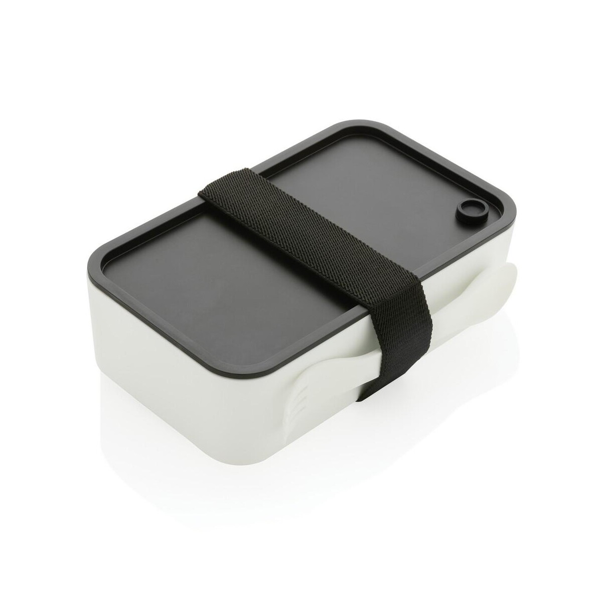 Lunchboxy z logo – pudełko śniadaniowe 1,2 l rpp, łyżkowidelec P269.053__B_6 Pudełko śniadaniowe 1,2 L RPP, łyżkowidelec P269.053__B_6