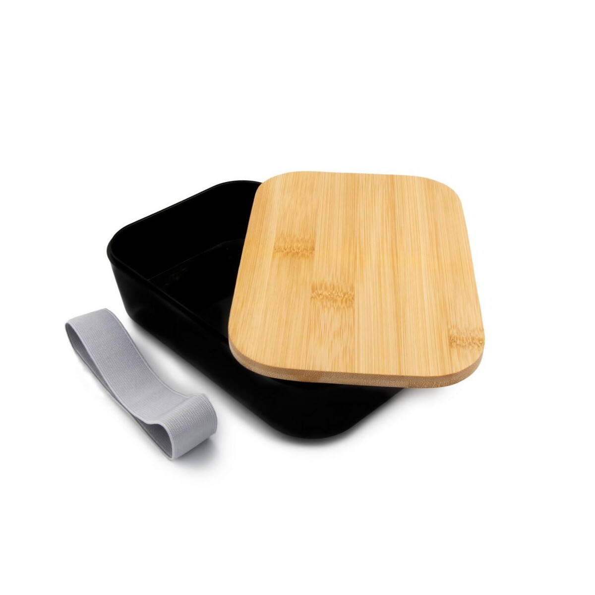 Lunchboxy z logo – pudełko śniadaniowe 850 ml, bambusowe wieczko | weston V7232-03_AAA02 Pudełko śniadaniowe 850 ml, bambusowe wieczko | Weston V7232-03_AAA02