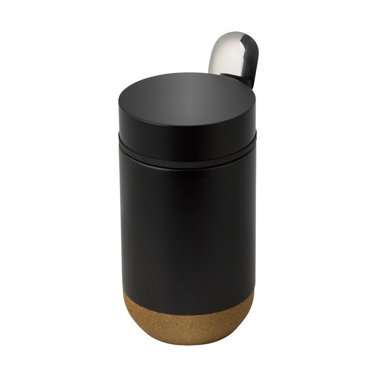 Lunchboxy z logo – termiczny pojemnik na żywność 400 ml, łyżka V1218-03_AAA03 Termiczny pojemnik na żywność 400 ml, łyżka V1218-03_AAA03