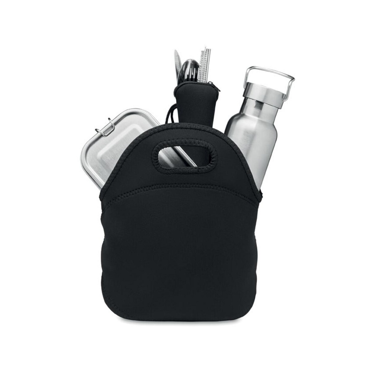 Lunchboxy z logo – zestaw obiadowy ze stali ily mo6765-03-side Zestaw obiadowy ze stali ILY mo6765-03-side