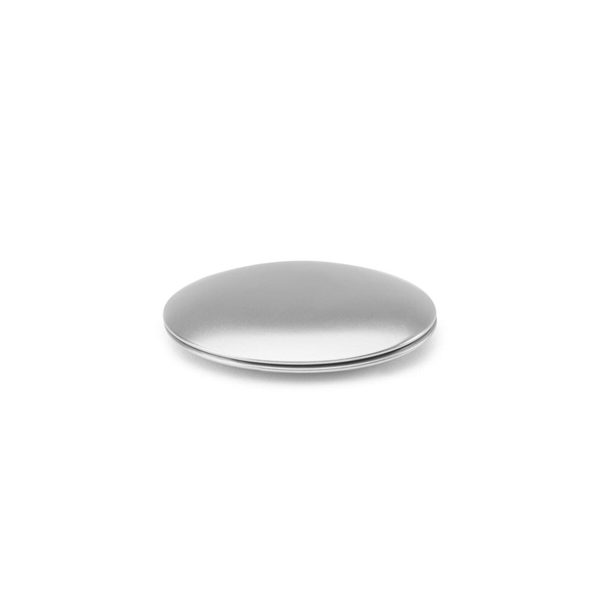 Lusterka z logo – kayla. dwustronne okrągłe lusterko aluminiowe z zamknięciem magnetycznym 95097_107 KAYLA. Dwustronne okrągłe lusterko aluminiowe z zamknięciem magnetycznym 95097_107