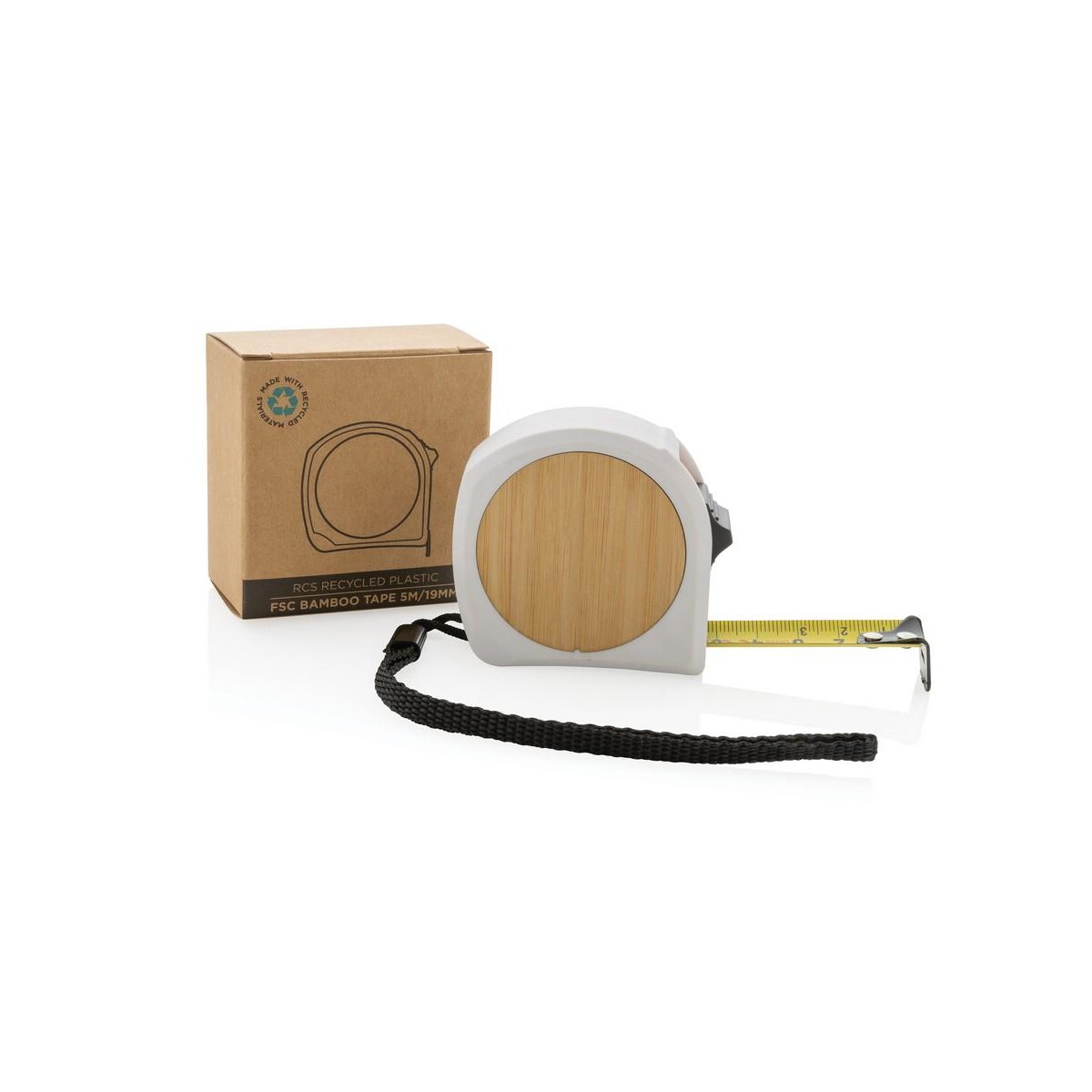 Miarki z logo – bambusowa miara 5m, rabs P112.193__P_500 Bambusowa miara 5m, RABS P112.193__P_500
