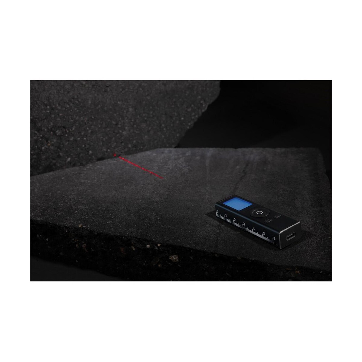 Miarki z logo – dalmierz laserowy 30m gear x, aluminium z recyklingu P113.501__M_400 Dalmierz laserowy 30m Gear X, aluminium z recyklingu P113.501__M_400