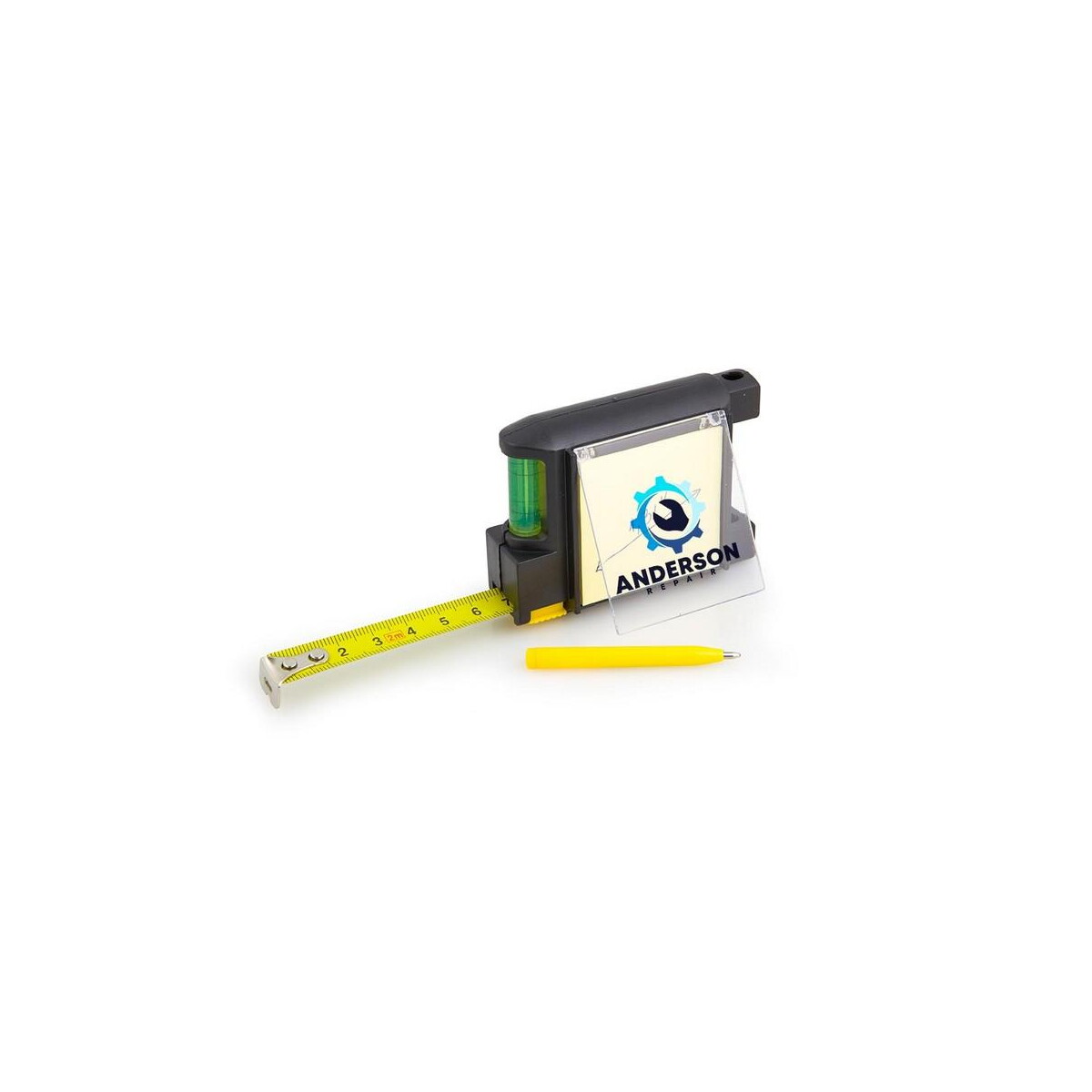 Miarki z logo – miara 2m, poziomica, notatnik, długopis | lincoln V5617.0-03_ILG01 Miara 2m, poziomica, notatnik, długopis | Lincoln V5617.0-03_ILG01