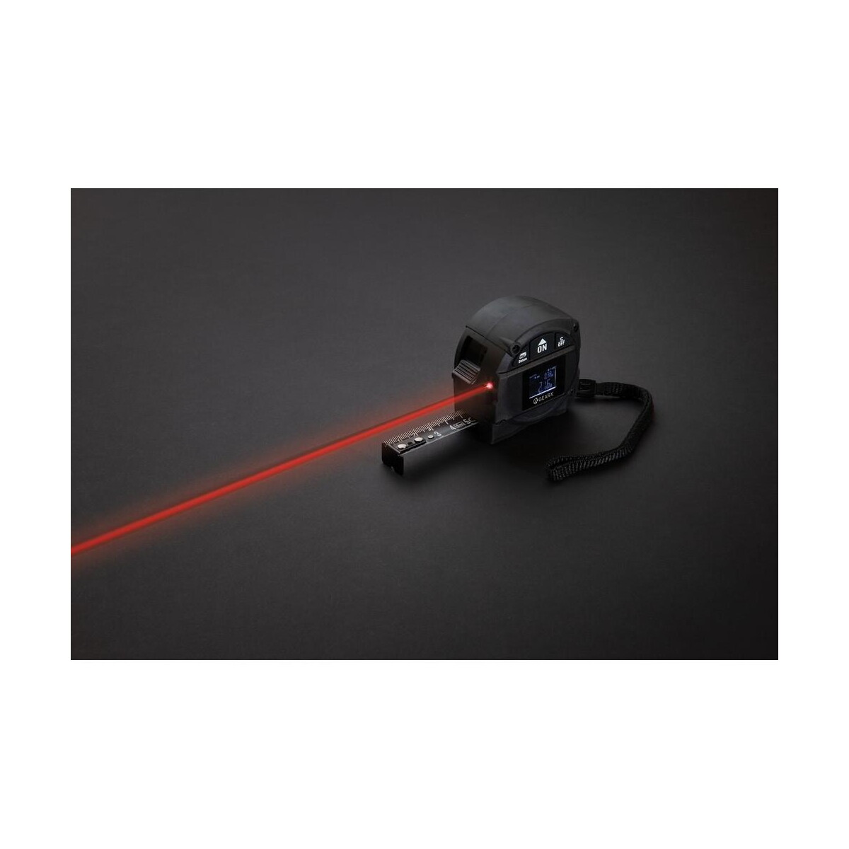Miarki z logo – miara 5m, dalmierz laserowy 30m gear x P113.211__B_8 Miara 5m, dalmierz laserowy 30m Gear X P113.211__B_8