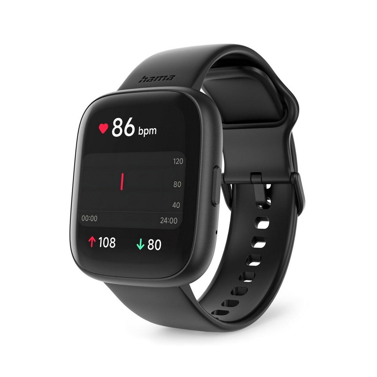 Monitory aktywności z logo – monitor aktywności hama smartwatch 4000 VH031-03_AAA02 Monitor Aktywności Hama Smartwatch 4000 VH031-03_AAA02