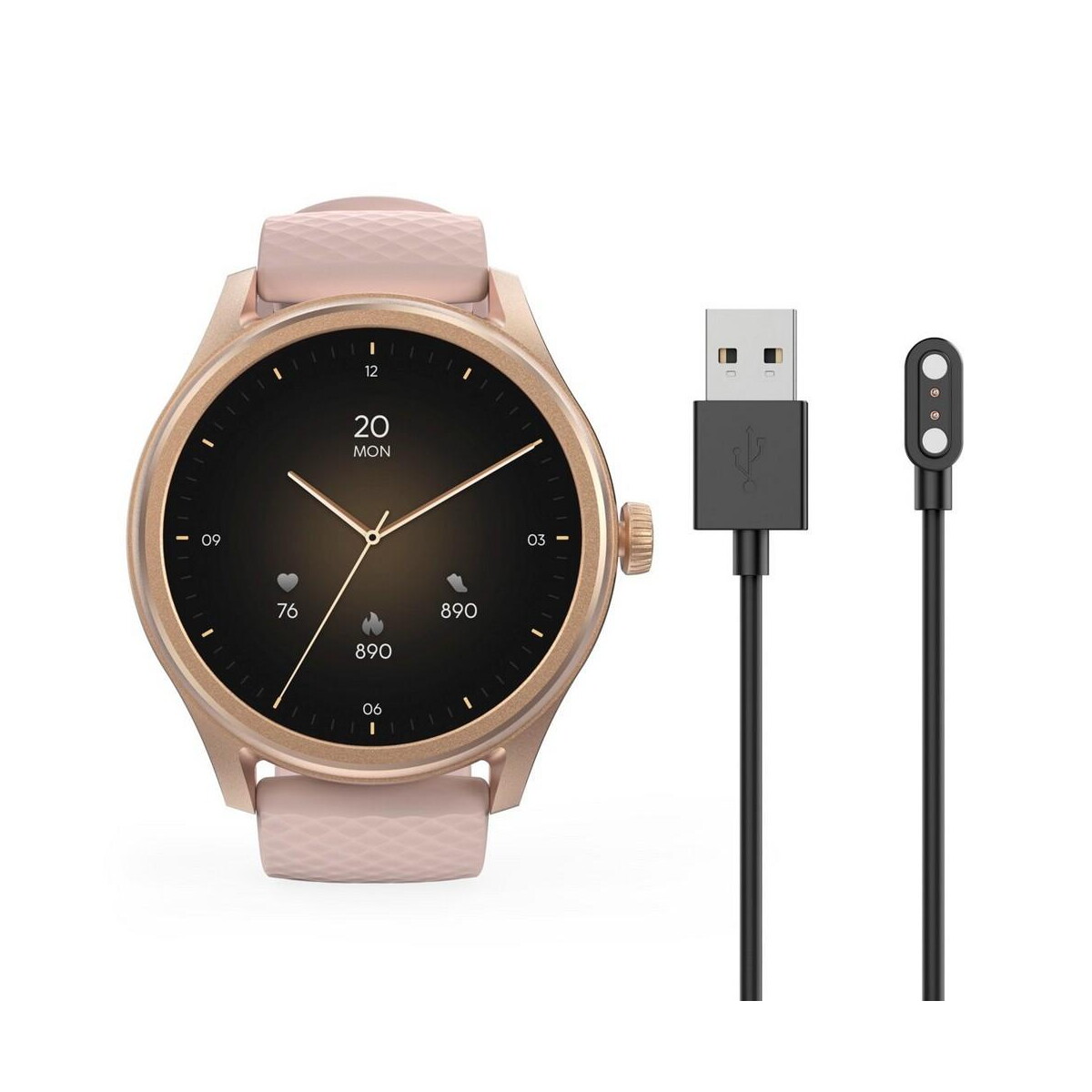 Monitory aktywności z logo – monitor aktywności hama smartwatch 5010 VH032-24_AAB02 Monitor Aktywności Hama Smartwatch 5010 VH032-24_AAB02