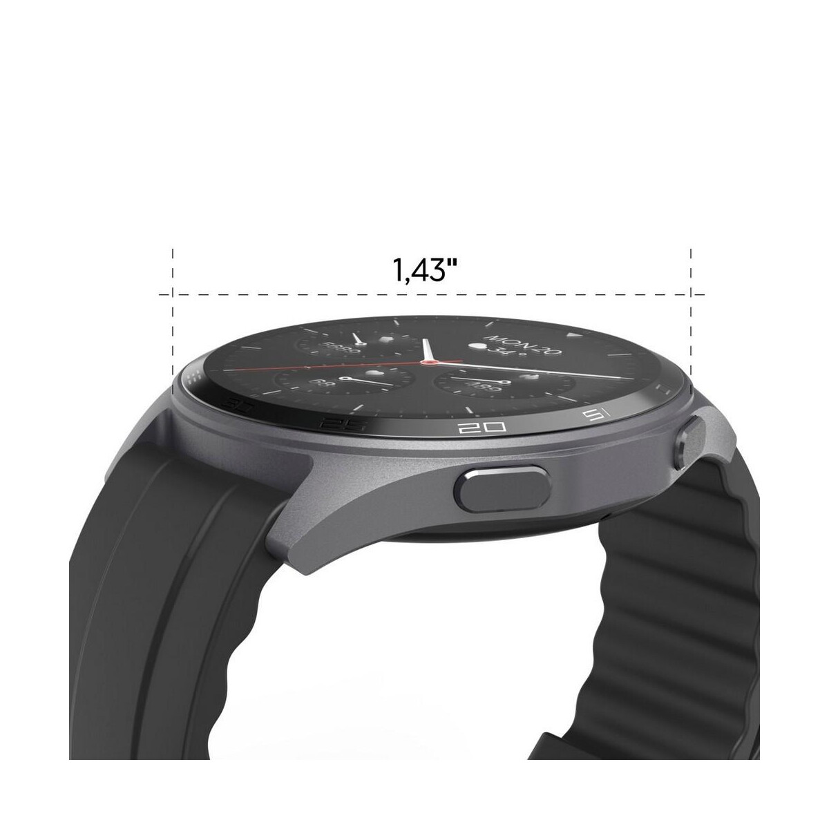 Monitory aktywności z logo – monitor aktywności hama smartwatch 7010 VH033-03_IDE03 Monitor Aktywności Hama Smartwatch 7010 VH033-03_IDE03