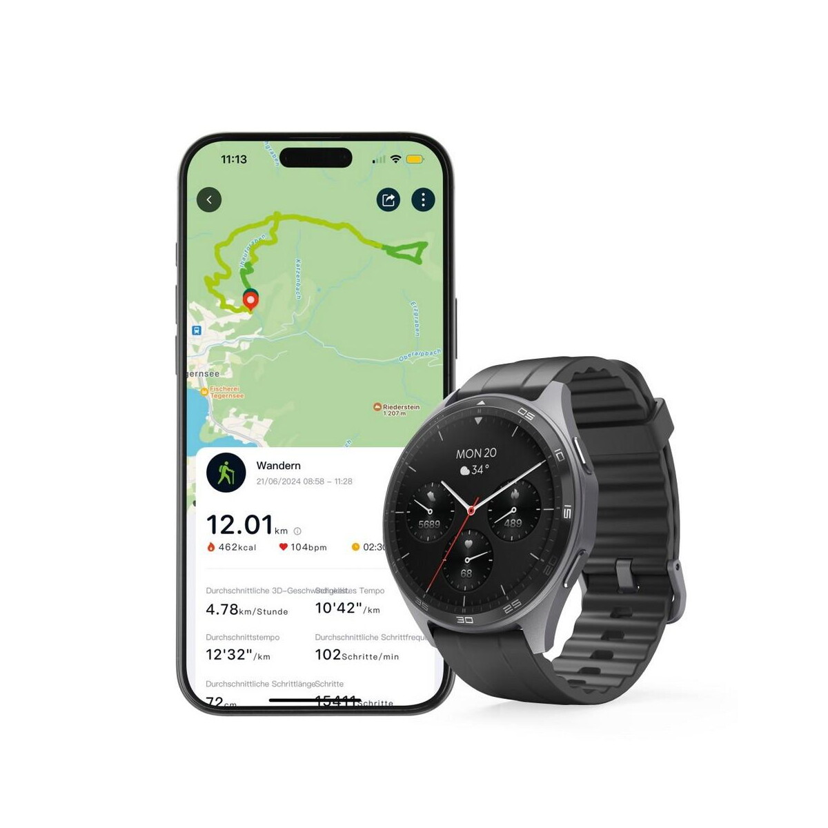 Monitory aktywności z logo – monitor aktywności hama smartwatch 7010 VH033-03_KKK01 Monitor Aktywności Hama Smartwatch 7010 VH033-03_KKK01