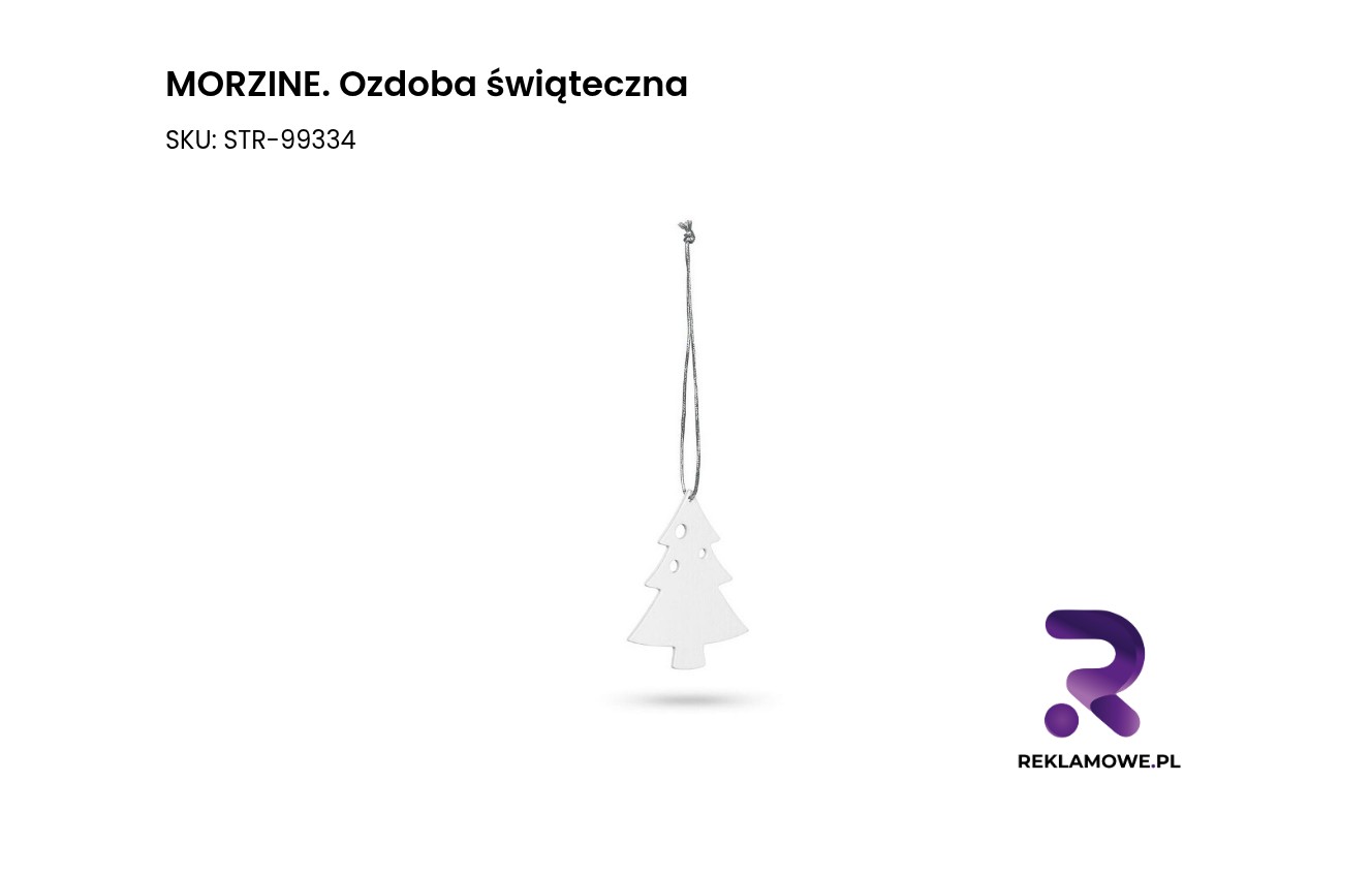 MORZINE. Ozdoba świąteczna MORZINE ozdoba świąteczna – dekoracja bożonarodzeniowa