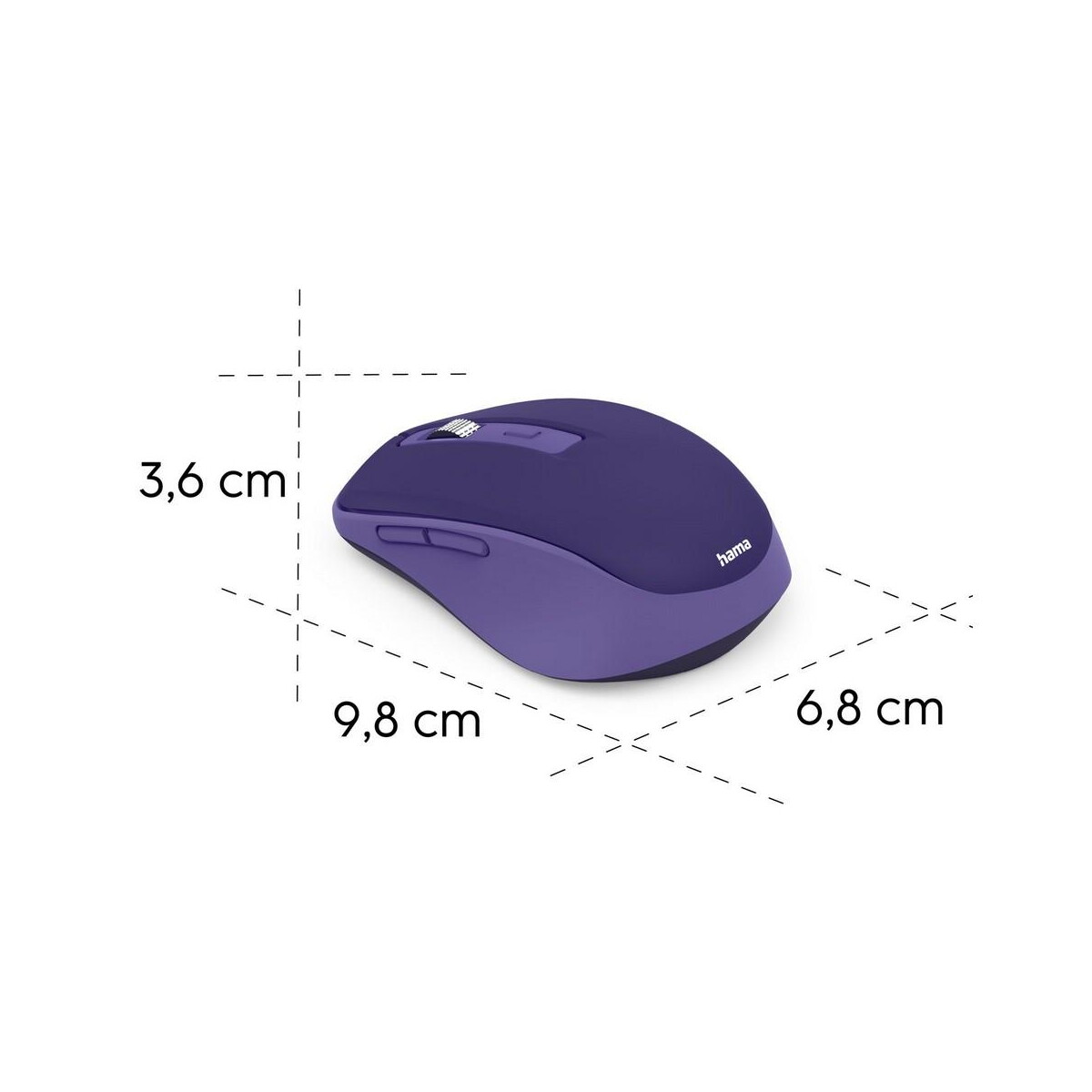 Myszki komputerowe z logo – bezprzewodowa mysz komputerowa hama wm-450 VH068-13_AAA02 Bezprzewodowa mysz komputerowa Hama WM-450 VH068-13_AAA02
