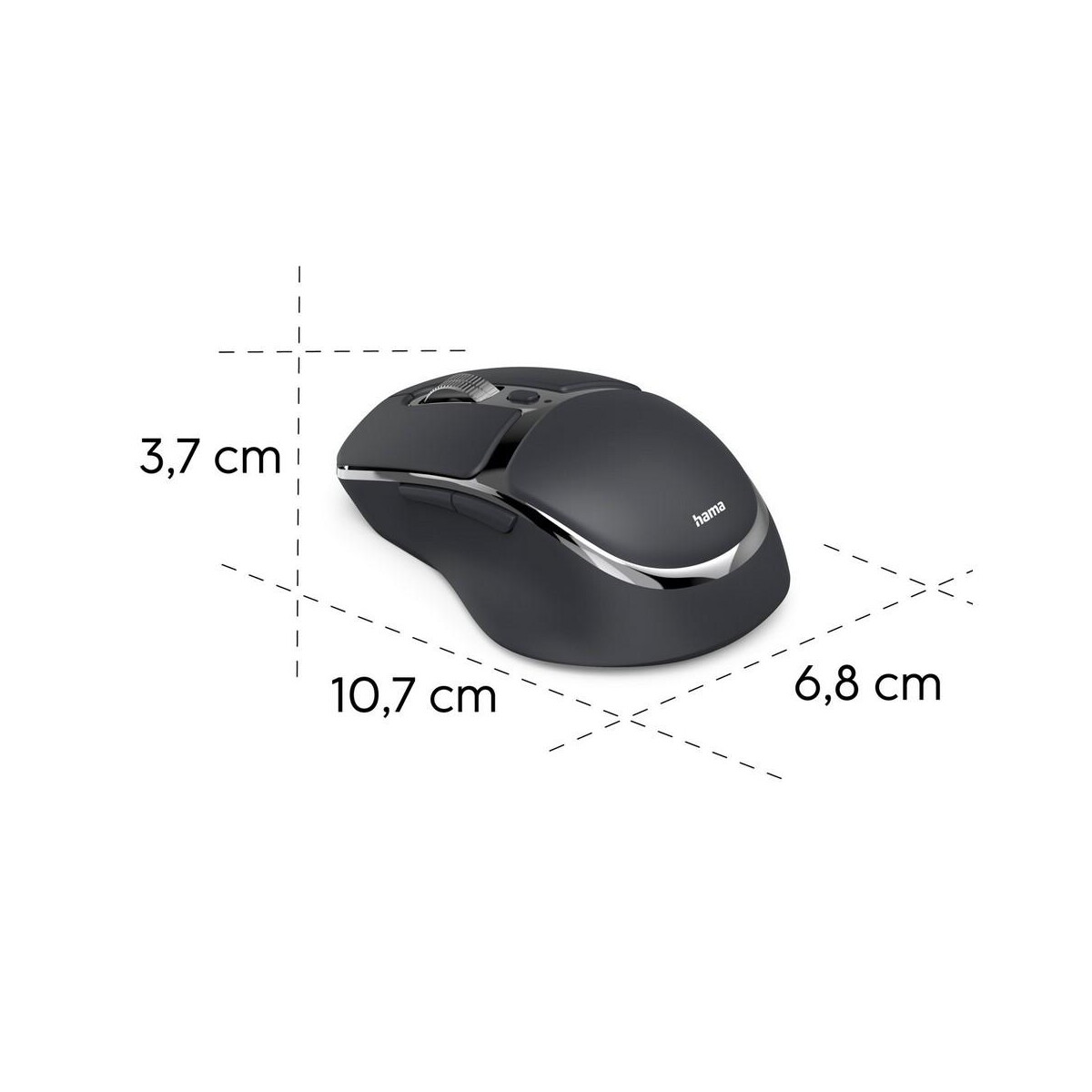 Myszki komputerowe z logo – bezprzewodowa mysz komputerowa hama wm-800 VH069-03_AAA02 Bezprzewodowa mysz komputerowa Hama WM-800 VH069-03_AAA02
