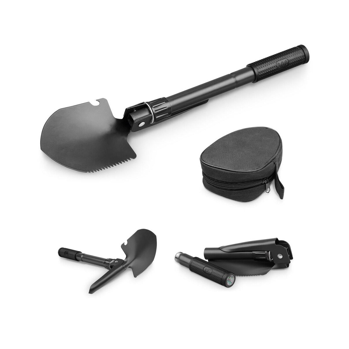 DIG. Metalowa składana saperka z kompasem 94760_set