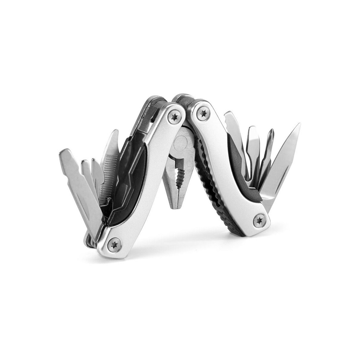 Narzędzia wielofunkcyjne z logo – dunito. składane mini szczypce wielofunkcyjne wykonane ze stali nierdzewnej i aluminium 94016_127-d DUNITO. Składane mini szczypce wielofunkcyjne wykonane ze stali nierdzewnej i aluminium 94016_127-d