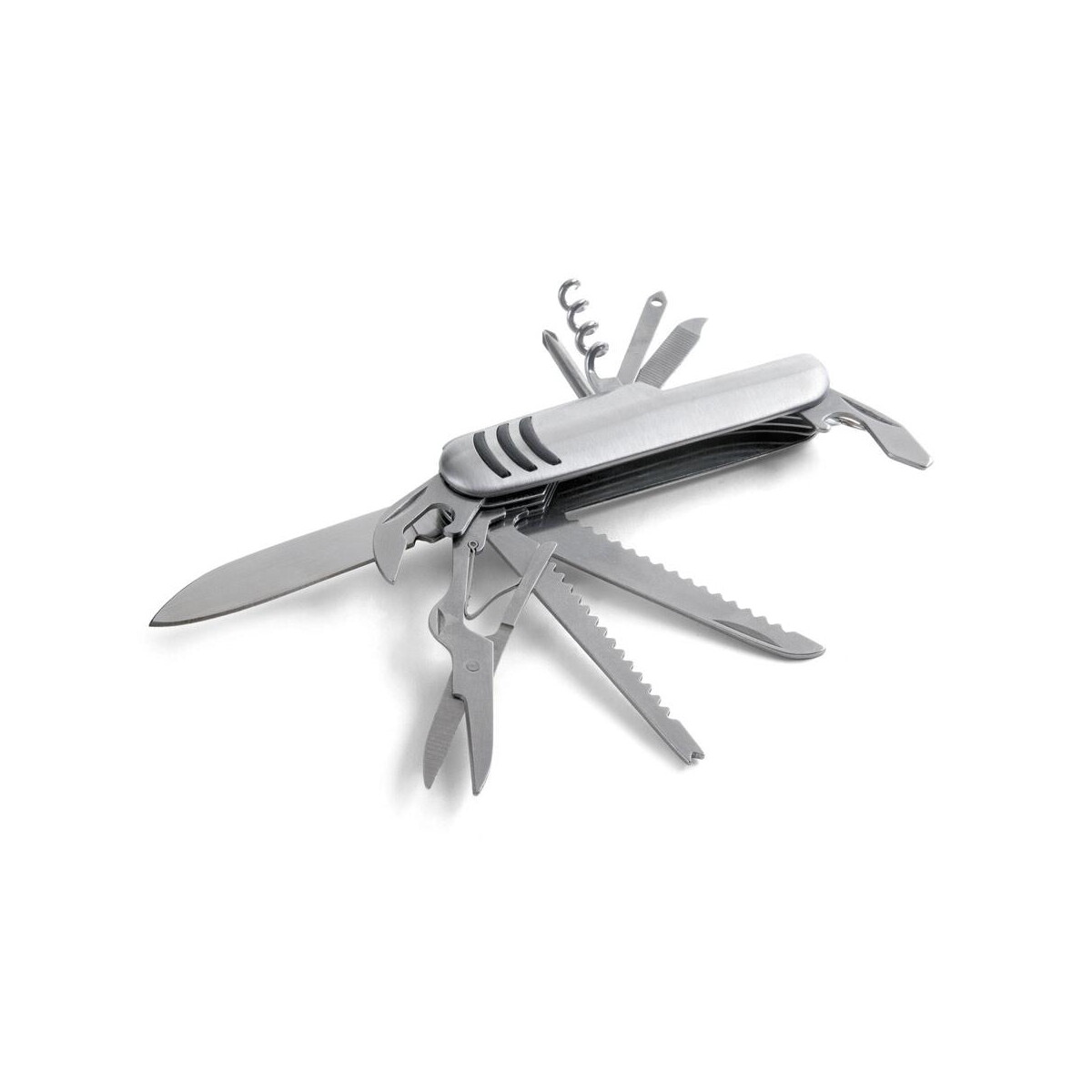 Narzędzia wielofunkcyjne z logo – kaprun. wielofunkcyjny nóż kieszonkowy ze stali nierdzewnej i metalu 94147_127-c KAPRUN. Wielofunkcyjny nóż kieszonkowy ze stali nierdzewnej i metalu 94147_127-c