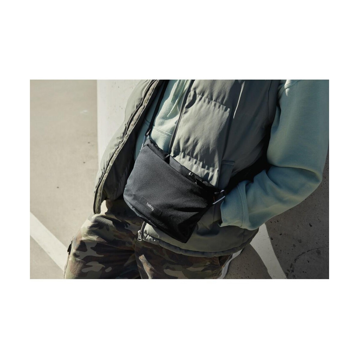 Nerki z logo – saszetka zapinana w pasie, nerka bellroy P763.3801__M_400 Saszetka zapinana w pasie, nerka Bellroy P763.3801__M_400