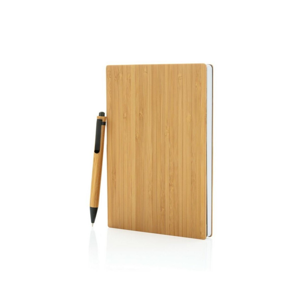 Bambusowy notatnik A5 z bambusowym długopisem P772.159__B_1